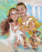 Шарж наша греческая свадьба
